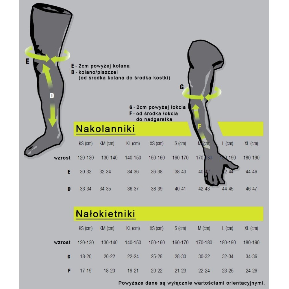 IXS nakolanniki Dagger zielone XL