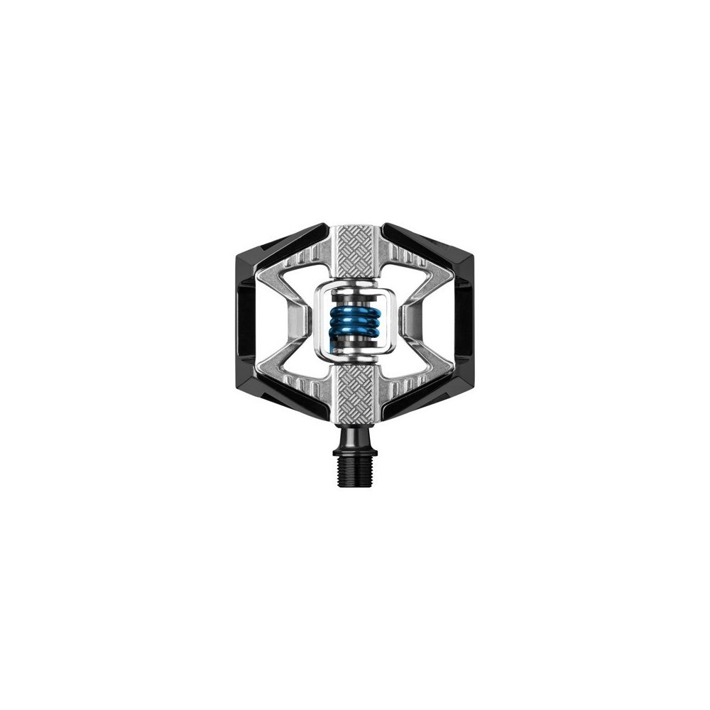 Pedały Crank Brothers Double Shot Czarno-raw-niebieskie