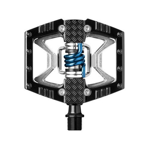 Pedały Crank Brothers Double Shot Czarno-raw-niebieskie