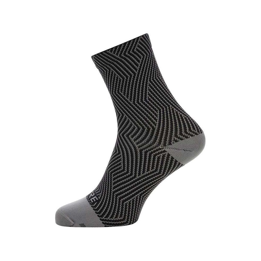 Skarpetki GORE C3 OPTILINE MID SOCKS GRAPH GREY/BLACK 35-37