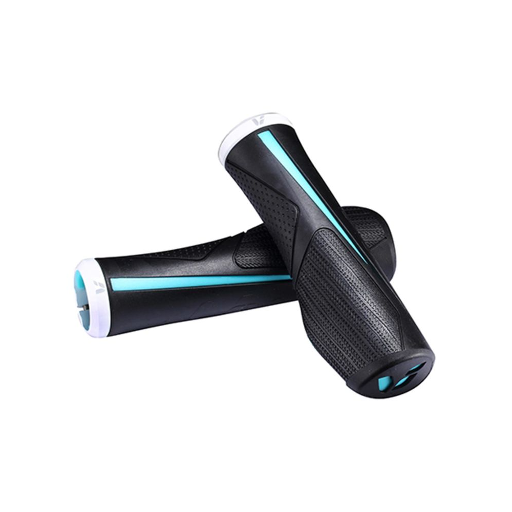 CHWYTY GIANT LIV ALLAY LOCK-ON CZARNO-BŁEKITNY