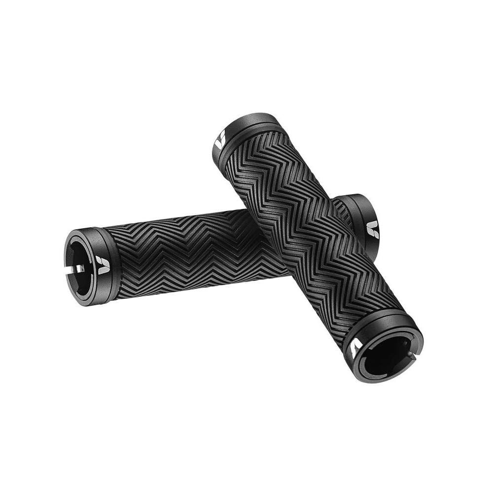 CHWYTY GIANT LIV SOLE-O, LOCK-ON, PODWÓJNA OBEJMA CZARNA