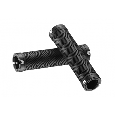 CHWYTY GIANT LIV SOLE-O, LOCK-ON, PODWÓJNA OBEJMA CZARNA