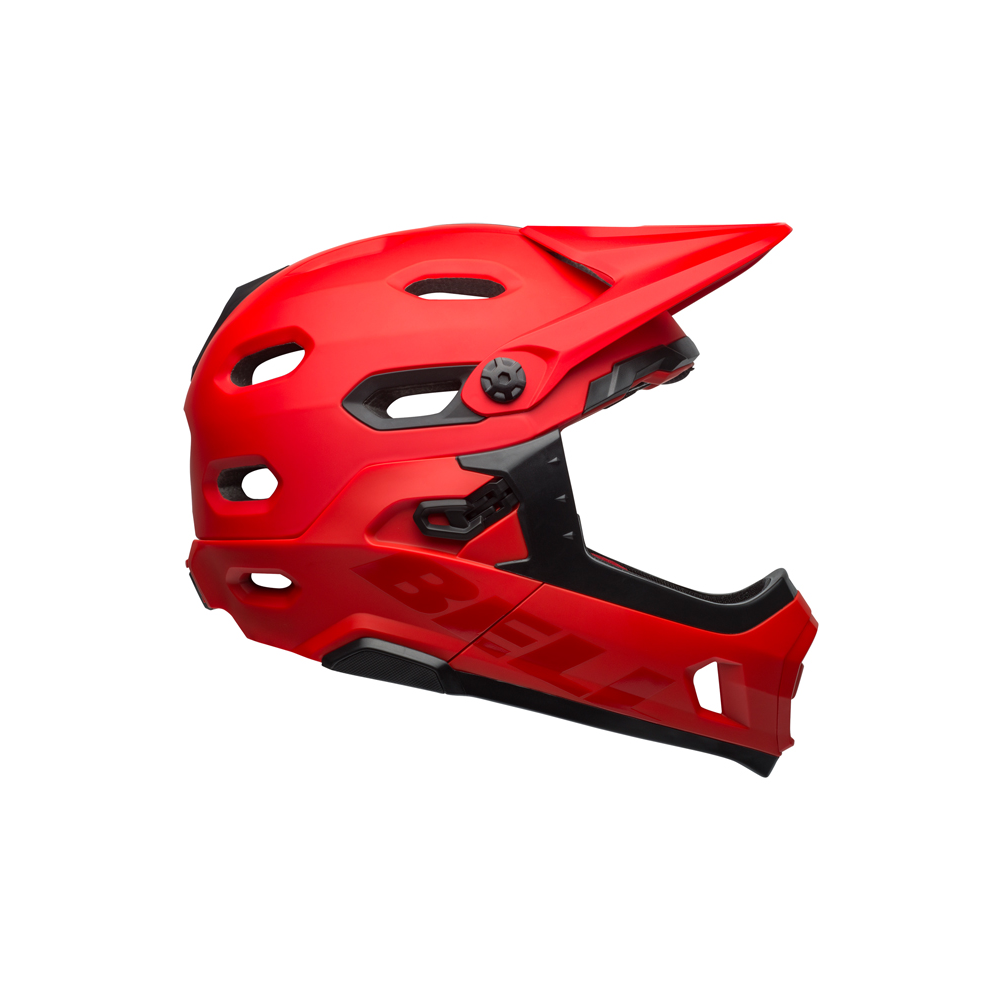 KASK FULL FACE BELL SUPER DH MIPS SPHERI RED/BLK L