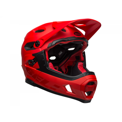 KASK FULL FACE BELL SUPER DH MIPS SPHERI RED/BLK L