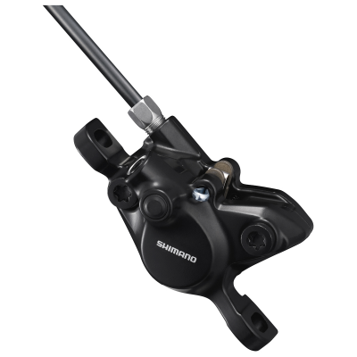 Hamulec hydrauliczny tylny Shimano MT200 - żywiczne