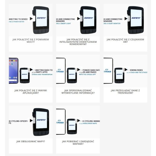 Komputer rowerowy Giant DASH L200
