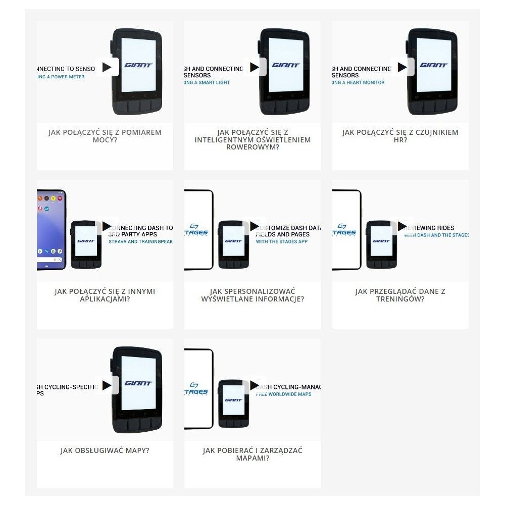 Komputer rowerowy Giant DASH L200
