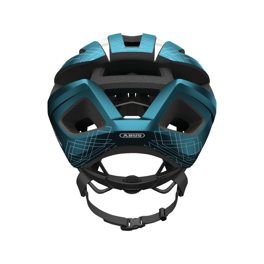 Kask szosowy Abus Viantor Steel Blue roz. L - widok od tyłu