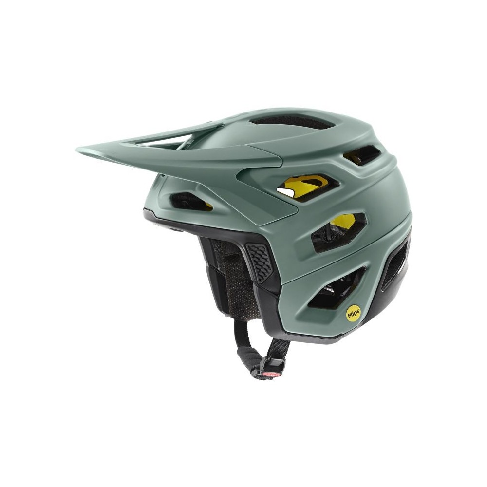 Kask full face UVEX Revolt MIPS 57-61 cm - green-black matt