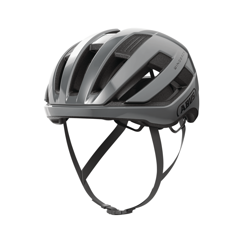 Kask rowerowy ABUS WingBack race grey - sklep rowerowy Giant Kraków
