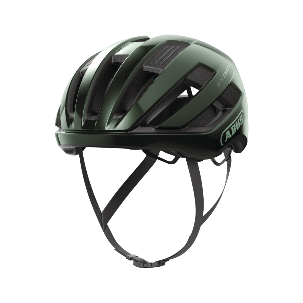 Kask szosowy ABUS WingBack moss green - sklep rowerowy Giant Kraków
