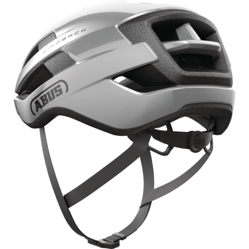 Kask szosowy ABUS WingBack gleam silver - sklep rowerowy Giant Kraków