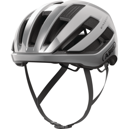 Kask szosowy ABUS WingBack gleam silver - sklep rowerowy Giant Kraków