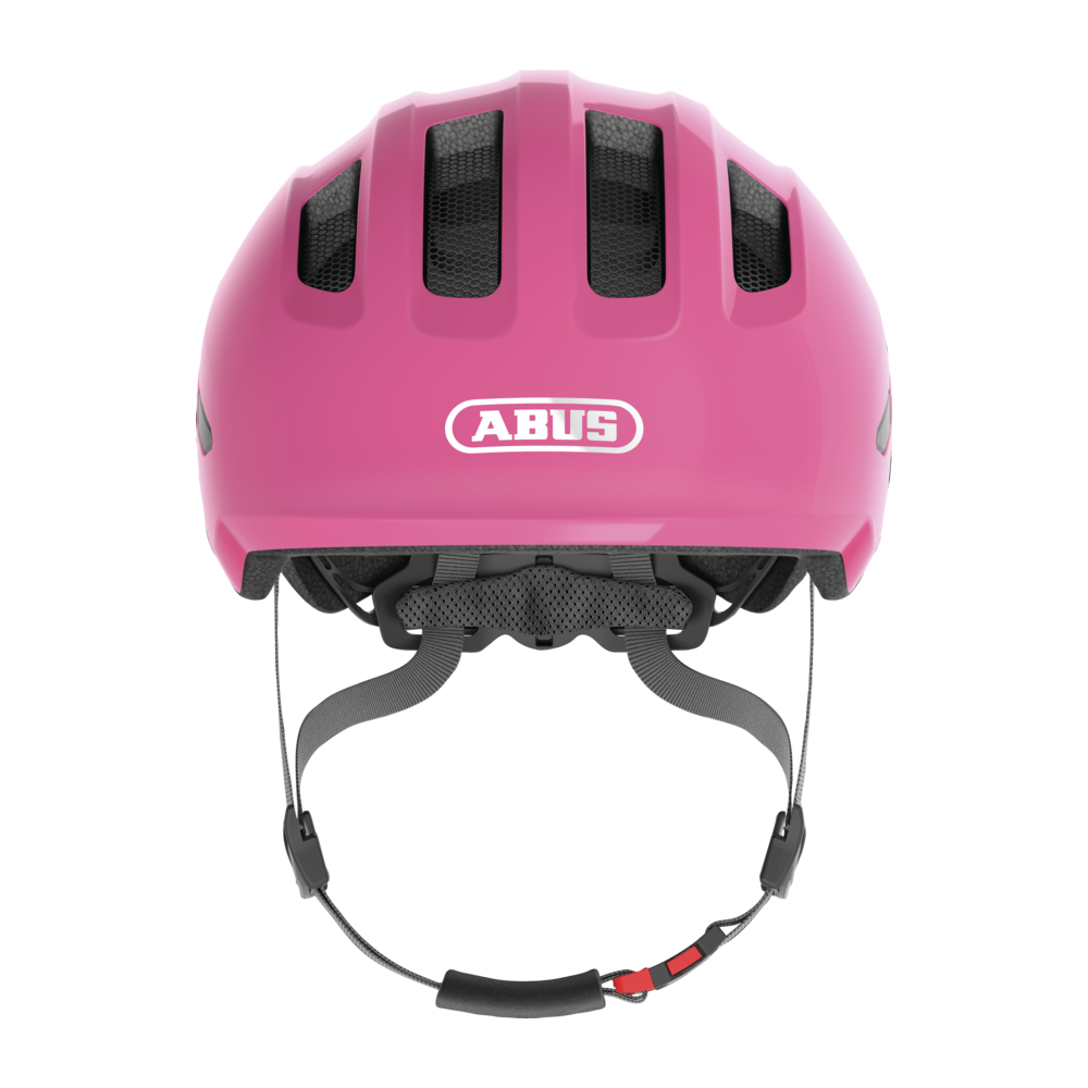 Kask rowerowy dziecięcy ABUS Smiley 3.0 shiny pink - sportattack.pl