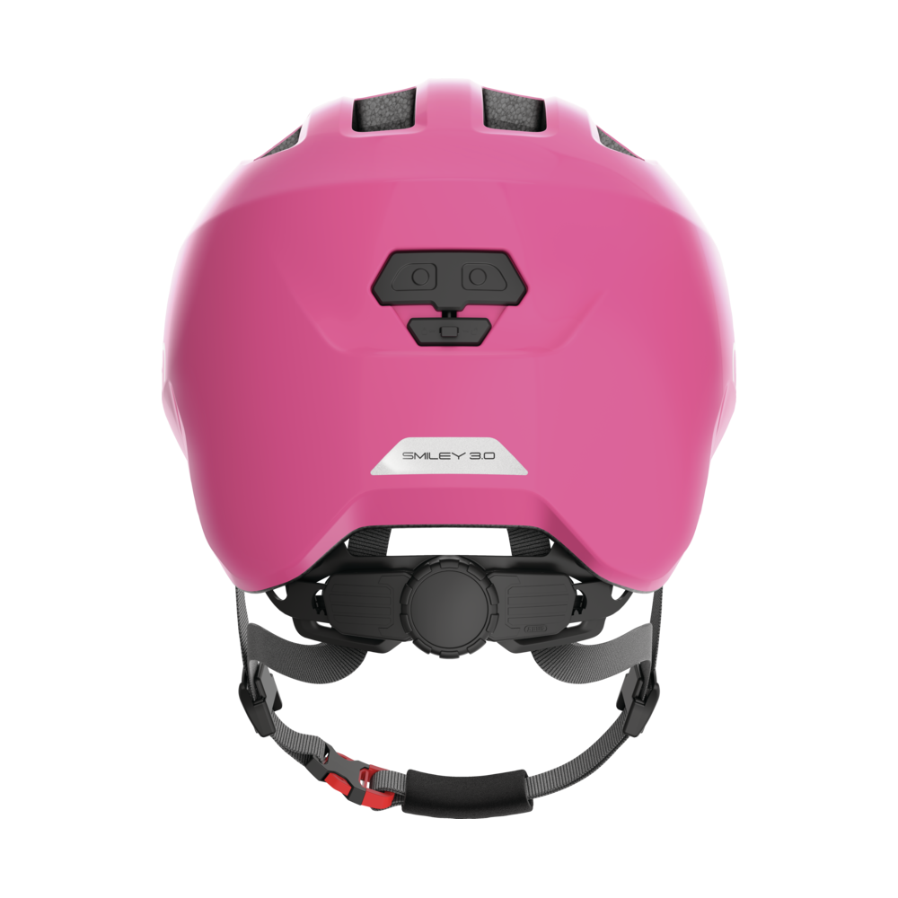 Kask rowerowy dziecięcy ABUS Smiley 3.0 shiny pink - sportattack.pl