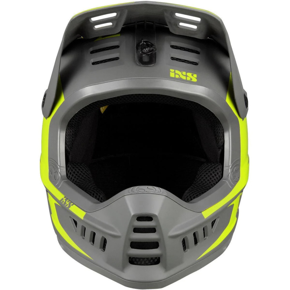 Kask full face iXS XACT Evo lime-graphite roz. XS - front