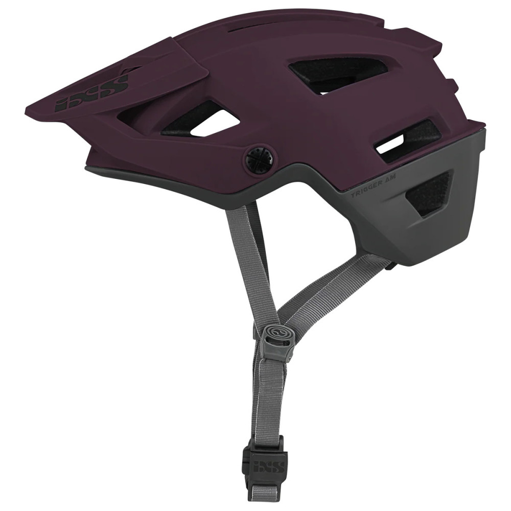 Kask iXS Trigger AM MIPS raisin roz. ML - z boku