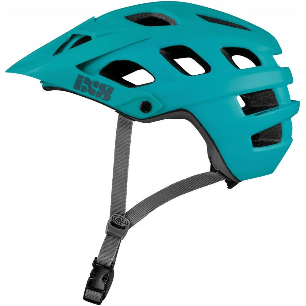 Kask iXS Trigger AM turquoise roz. ML - z boku