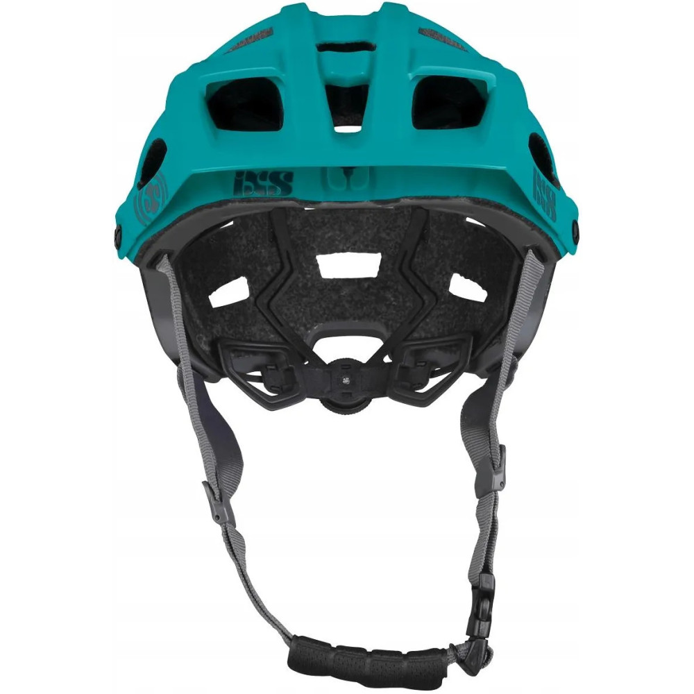 Kask iXS Trigger AM turquoise roz. ML - od przodu