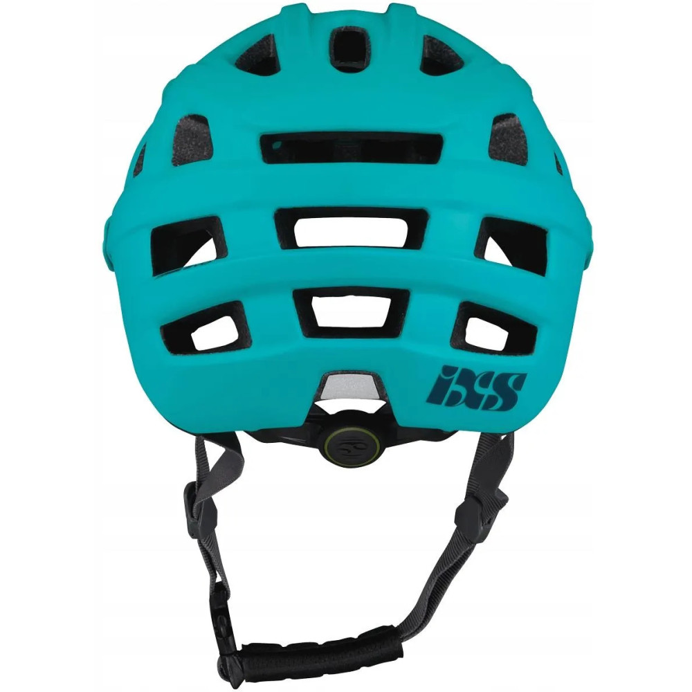 Kask iXS Trigger AM turquoise roz. ML - od tyłu