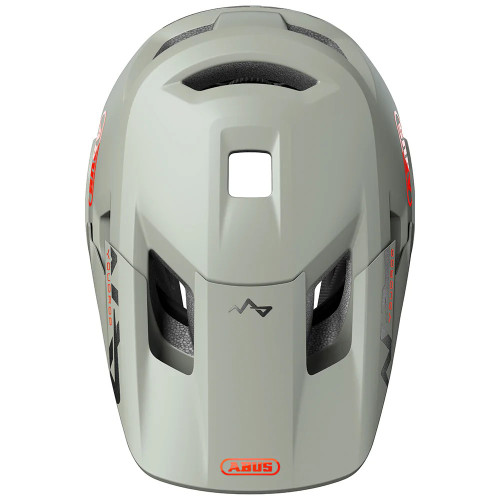 Kask full face Abus YouDrop FF Chalk Grey roz. S od góry