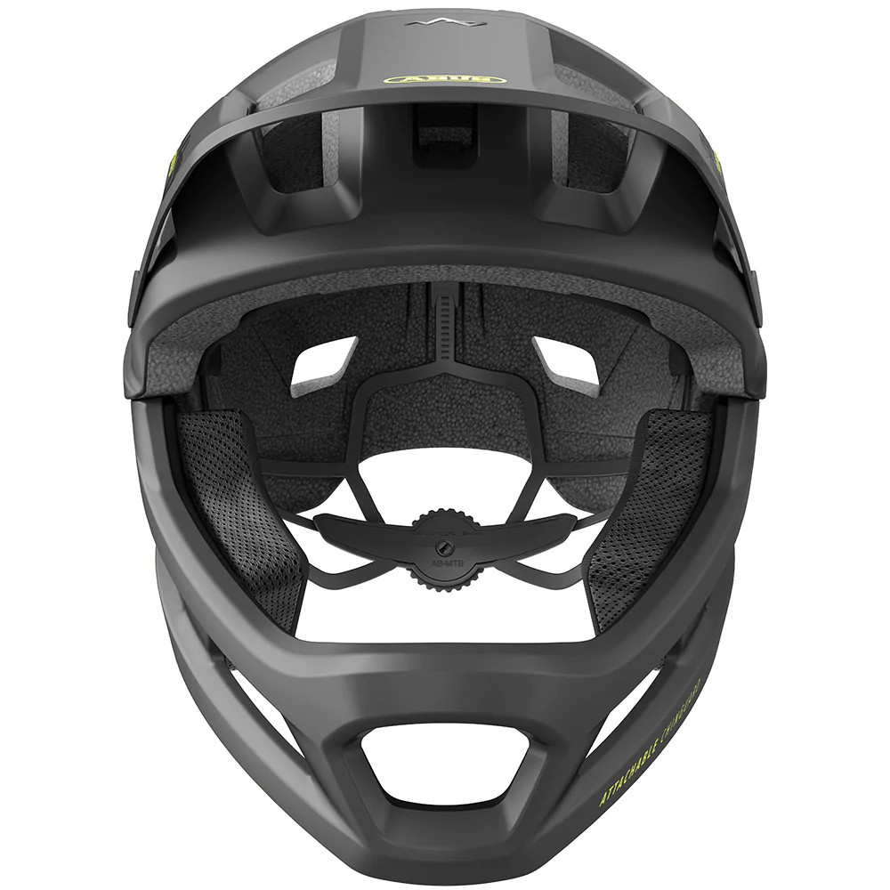 Kask full face Abus YouDrop FF Velvet Black roz. S - widok od frontu