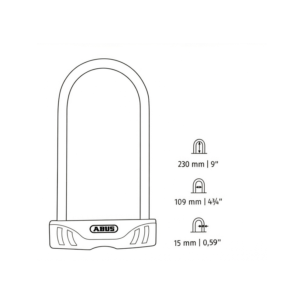 Zapięcie rowerowe U-lock Abus Facilo 32