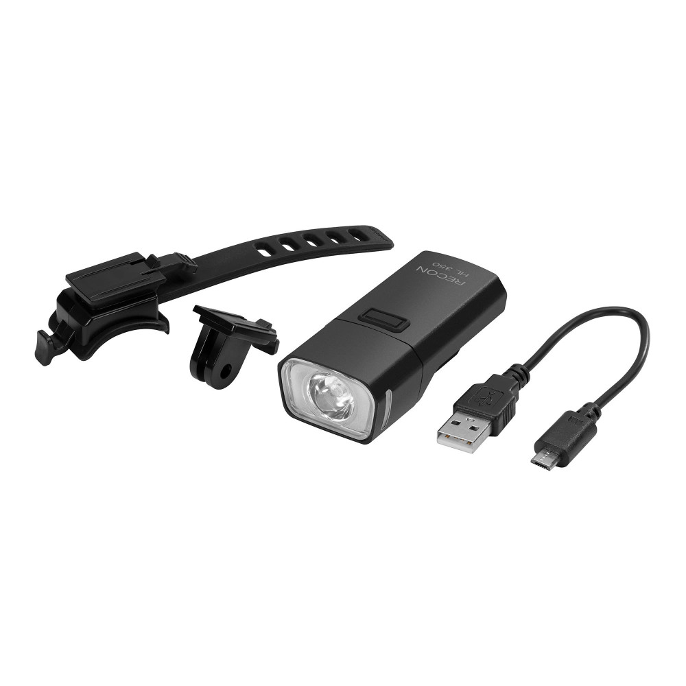 Lampka przednia Giant Recon HL 350 z akcesoriami