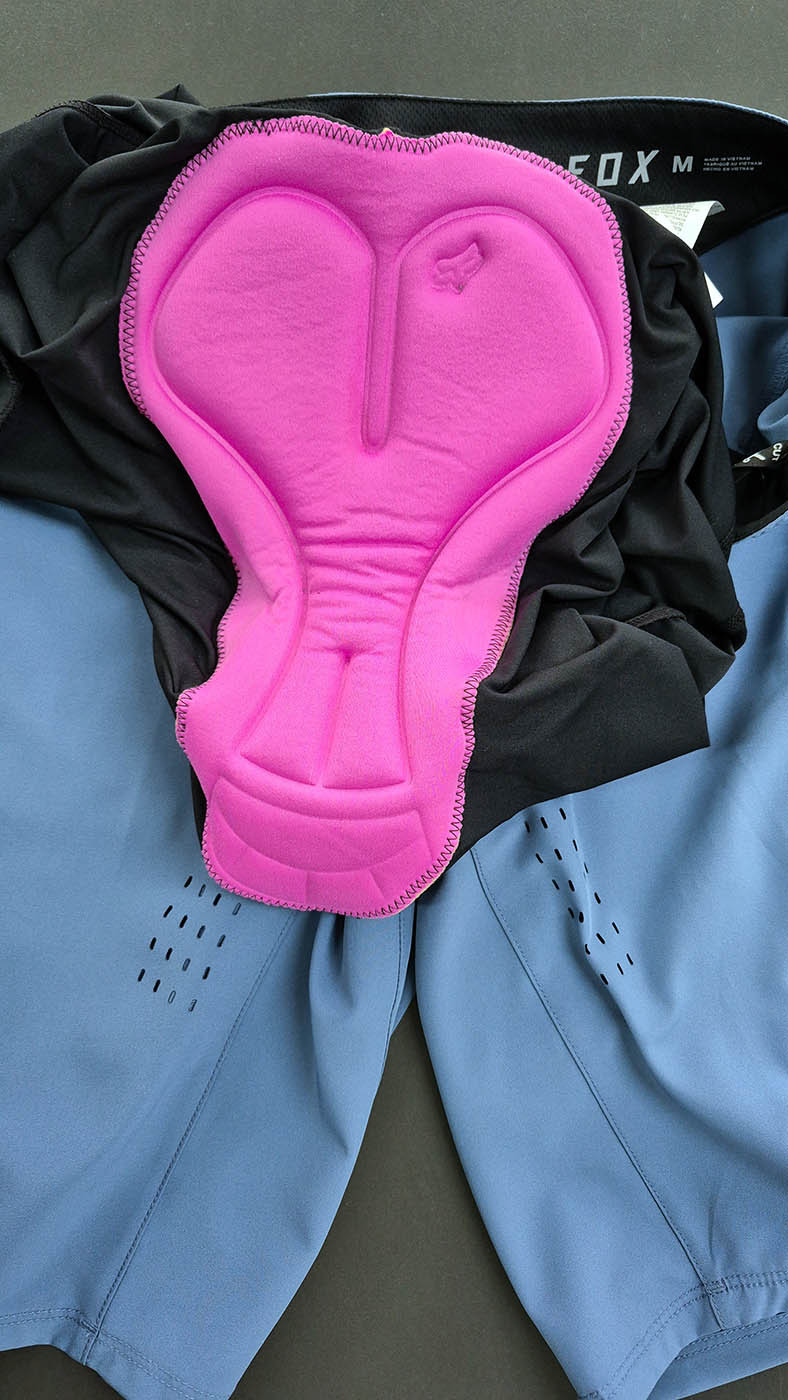 Damskie spodenki rowerowe Fox Lady Flexair Lite Matte Blue