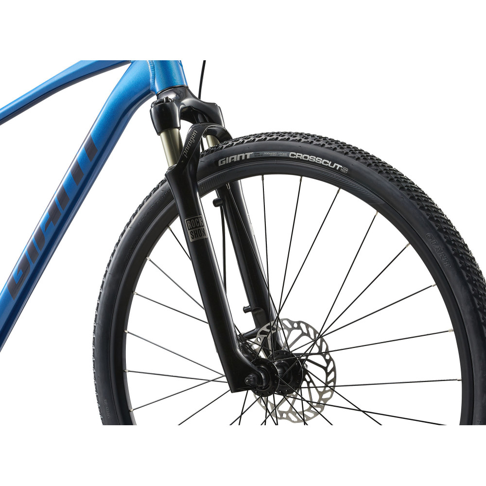 Widelec amortyzowany w Giant Roam 1 Electron Blue