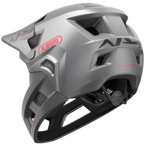 Kask full face Abus YouDrop FF Silver roz. S