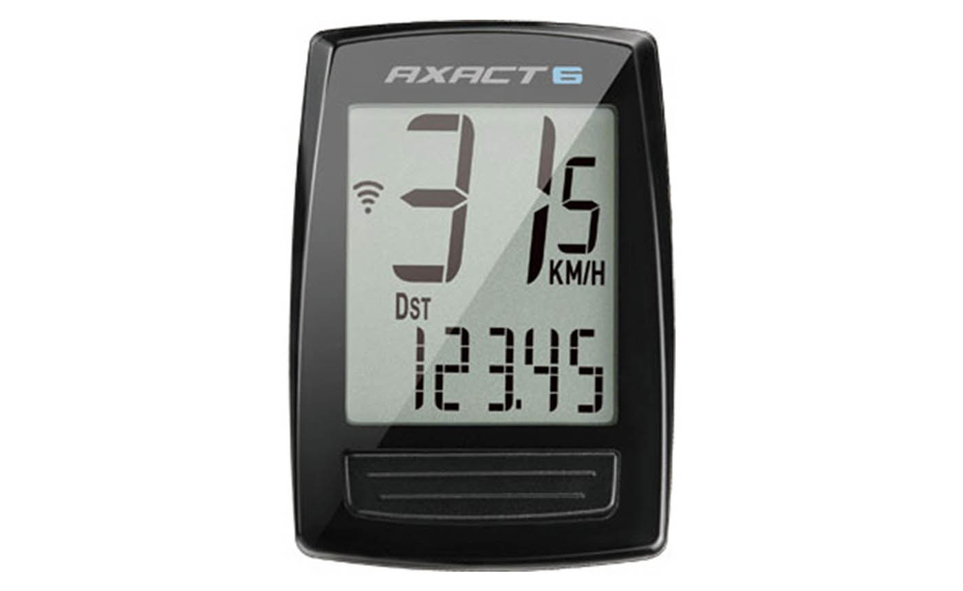 Przewodowy licznik rowerowy Giant AXACT 6 czarny